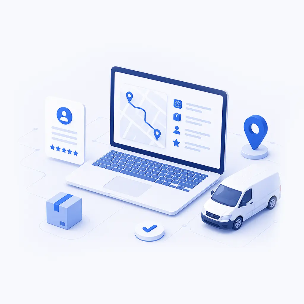 Mobility & Service Excellence Hero Illustration